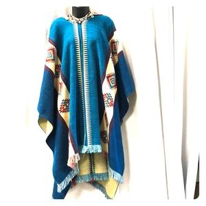 100% Wool Poncho